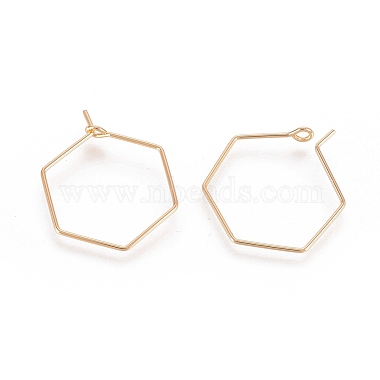 Real Gold Plated Brass Earring Hoop