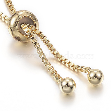 Adjustable Brass Micro Pave Cubic Zirconia Bolo Bracelets(BJEW-E321-01)-5
