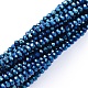 Electroplate Glass Beads Strands(EGLA-F149-FP-05)-2