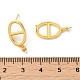 925 Sterling Silver Stud Earring Findings(STER-P056-03G)-3