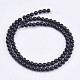 Natural Black Onyx Beads Strands(X-G-H1567-4MM)-2