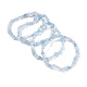Natural Aquamarine Bead Stretch Bracelets(X-BJEW-K213-54)-1