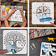 PET Hollow Out Drawing Painting Stencils(DIY-WH0391-0318)-4