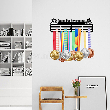 Fashion Iron Medal Hanger Holder Display Wall Rack(ODIS-WH0021-311)-6