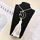 Natural Amethyst Heart Pendant Decoration(HJEW-WH0043-20A)-4