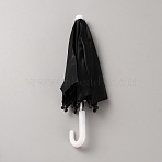 Mini Polyester Doll Umbrella, Stainless Steel & Plastic Umbrella, Doll Making Supplies, for DIY Dolls Accessories, Black, 215x60x19mm(AJEW-WH0314-462G)