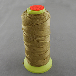 Nylon Sewing Thread, Dark Goldenrod, 0.6mm, about 500m/roll(NWIR-Q005A-04)