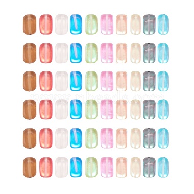 Mixed Color Cuboid Moonstone Beads