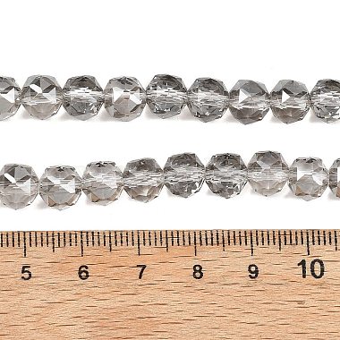 電気メッキ透明ガラスビーズストランド(GLAA-H040-01D)-4