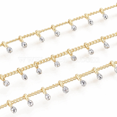 Brass Handmade Beaded Chain(CHC-G011-07G-05)-2