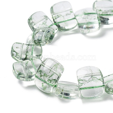 Brins de perles d'imitation de pierres précieuses en verre transparent(GLAA-G105-01A)-4