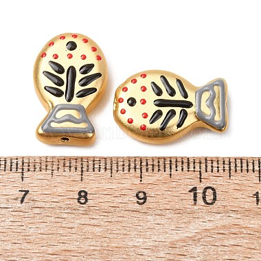 Baking Paint Glass Enamel Beads(GLAA-B035-01F)-3