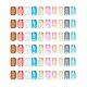 60Pcs 10 Colors Synthetic Moonstone Beads Strands(G-SZ0001-04)-1