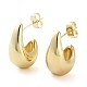 Brass Teardrop Stud Earrings(EJEW-D086-04G)-1