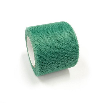 Deco Mesh Ribbons, Tulle Fabric, Tulle Roll Spool Fabric For Skirt Making, Sea Green, 2 inch(5cm), about 25yards/roll(22.86m/roll)