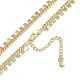 Rack Plating Brass Twisted Chain Square Tassel Necklaces for Women(NJEW-K382-15A-G)-2