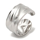304 Stainless Steel Open Cuff Ring(RJEW-C067-19P)-1