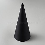 Plastic Cone Molds, for Ceramic Making Tools, Black, 247x115mm(AJEW-WH0871-30A-01)
