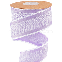 Polyester Ribbon for Sewing Decoration, Violet, 1-1/2 inch(38.5mm)(OCOR-WH20007-24F)