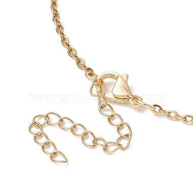 Natural Mixed Gemstone Chakra Theme Necklace(NJEW-JN04576-02)-6