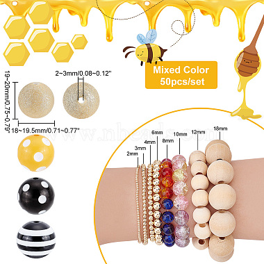 Pandahall Elite 1 ensemble de perles acryliques(FIND-PH0007-04A)-6
