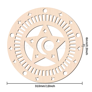 sculpture murale en bois découpée au laser(WOOD-WH0105-078)-2