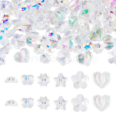 90Pcs 6 Styles Electroplate Glass Beads(EGLA-TA0013-73)-2