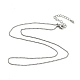 Brass Ball Chain Necklaces Making(MAK-L025-01P)-1