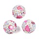 handgemachten Fimo-Perlen Strass(CLAY-H009-03F)-1