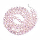 Electroplate Transparent Glass Beads Strands(EGLA-T019-06N)-2