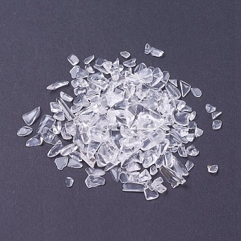 Natural Crystal Beads, No Hole/Undrilled, Chips, 6~12x4~6mm, about 50g/bag