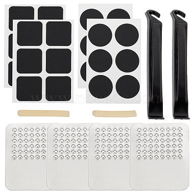 Black Rectangle Plastic Bicycle Accessories