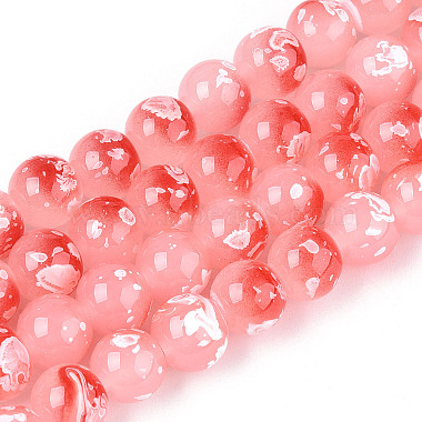 perles de verre de peinture de cuisson(X1-DGLA-N015-8mm-03)-1