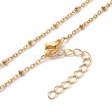 Beads Heart Pendant Necklaces(NJEW-JN03621-02)-5