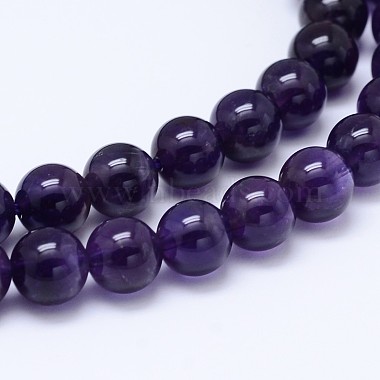 10mm DarkSlateBlue Round Amethyst Beads