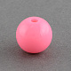 Solid Chunky Bubblegum Acrylic Ball Beads(SACR-R835-20mm-01)-1