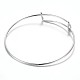 Adjustable 304 Stainless Steel Expandable Bangle Making(BJEW-G515-02P)-2