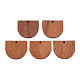 Natural Walnut Wood Pendants(X-WOOD-N011-010)-1