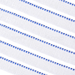 Polycotton Book Headbands, Book Binding Endbands for Book Binding Decoration, Blue, 5/8 inch(15mm)(OCOR-CP0001-11D)