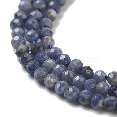 Natural Sapphire Beads Strands(G-F509-18A-2mm)-4