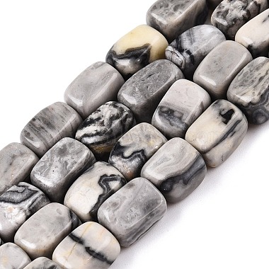 Natural Map Stone Beads Strands(G-T138-98)-4