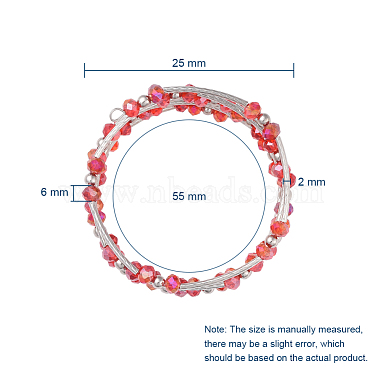 Five Loops Fashion Wrap Bracelets(BJEW-JB04595)-5