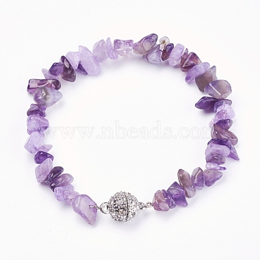 Natural Gemstone Beads Bracelets(BJEW-O162-B)-2