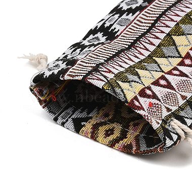 Ethnic Printed Polycotton Drawstring Storage Bags(FB-CBA307F-01D)-2