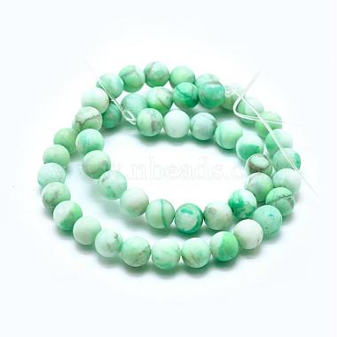 Natural Howlite Bead Strands(G-I224-04A-8mm)-3