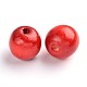 Natural Maple Wood Beads(TB20mmY-1)-2