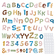 Bohemia Paper Letter Number Decorative Stickers(DIY-WH0349-127)-1
