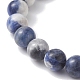bracelets extensibles en perles rondes en sodalite naturelle(BJEW-TA00431)-3