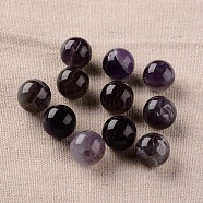 Natural Amethyst Round Ball Beads, Gemstone Sphere, No Hole/Undrilled, 16mm(X-G-I170-16mm-13)