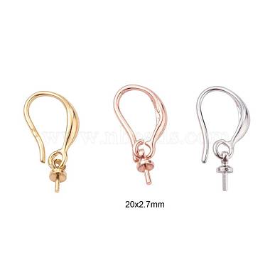9 Pairs 3 Colors Brass Earring Hooks(KK-ZZ0001-02)-2